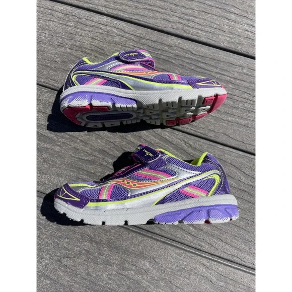 Saucony Sneaker Girls' Baby Ride Shoe (Toddler/Little Kid) * size 9.5 - Picture 6 of 9